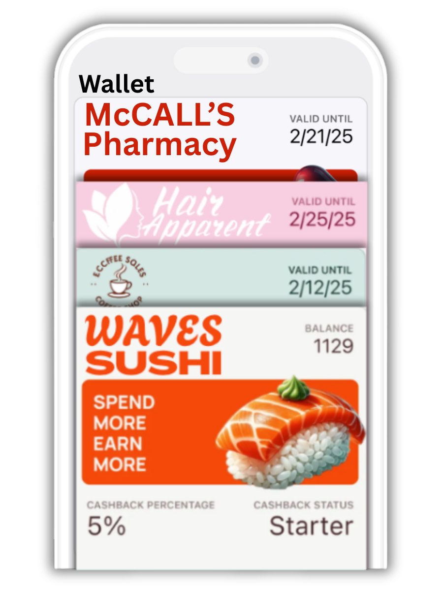 Blurk loyalty cards in Apple Wallet